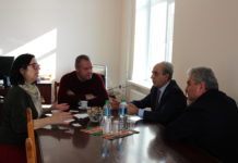 Ambasadorul Armeniei în Republica Moldova, E.S. dl Jivan MOVSISYAN, în vizită de lucru la Consiliul raional Hîncești