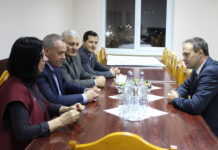 Președintele Parlamentului dl CANDU Andrian în vizită la Consiliul raional Hîncești