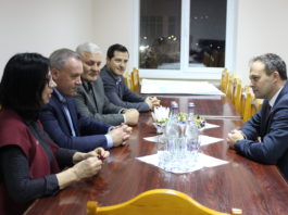 Președintele Parlamentului dl CANDU Andrian în vizită la Consiliul raional Hîncești