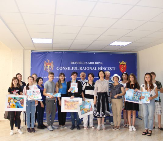 Premierea tinerelor talente ale raionului în cadrul concursul raional de pictură ’’Clipa Olimpică’’ premierea tinerelor talente