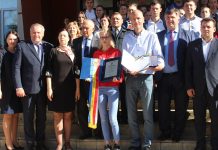 Ceremonia de înmânare a Titlului „ Cetăţean de Onoare al raionului Hînceşti”