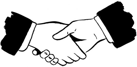 ”Hai să dăm mână cu mână!” handshake