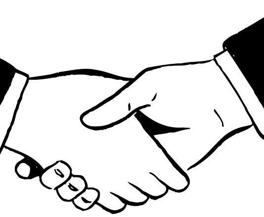 ”Hai să dăm mână cu mână!” handshake