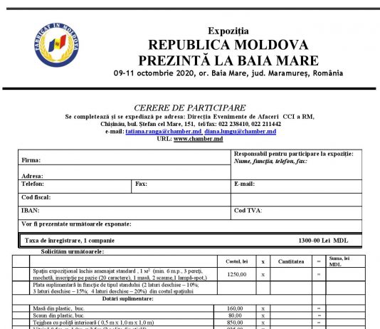 “REPUBLICA MOLDOVA PREZINTĂ” la BAIA MARE Formular de participare_BAIA MARE-converted-page-001